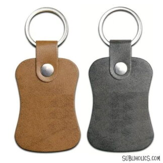 PU Leather Keychains for Laser Engraving, DTF or Vinyl - Style 2