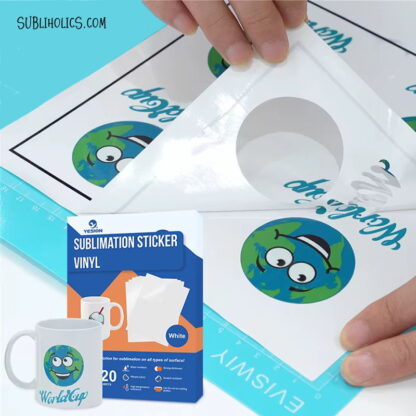Sublimation Sticker Vinyl Paper - Clear or White - Image 2