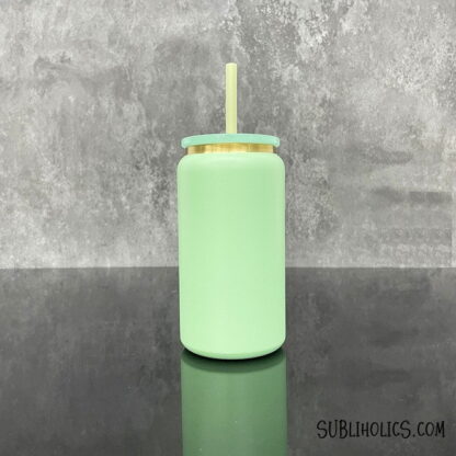 16 oz Stainless Steel Can Tumbler with Gold Underlay for Laser Engraving - Image 6