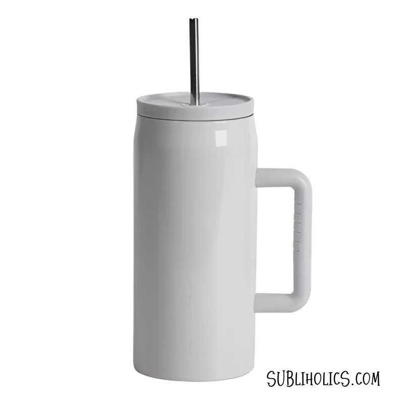 40 oz Barrel Stainless Steel Tumbler with Soft Grip Handle - Image 5