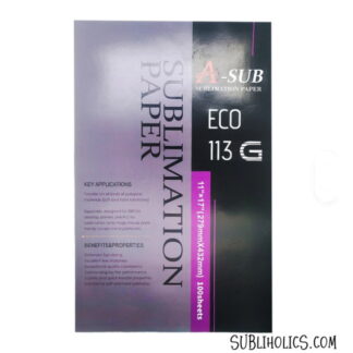 Sublimation Paper - A-Sub Brand 11x17 - Eco 113 G