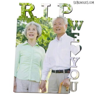 MDF Photo Sublimation Panel #10 - RIP We love You