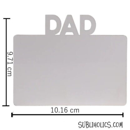 Die-cut Magnets Sublimation MDF - Dad - Image 2