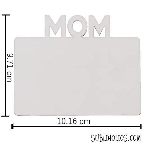 Die-cut Magnets Sublimation MDF - Mom - Image 2