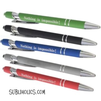 Soft Touch Stylus Pens for Laser Engraving - Pack of 5