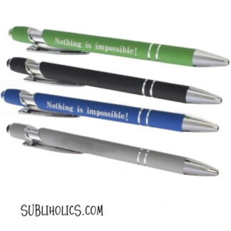 Soft Touch Stylus Pens for Laser Engraving - Pack of 5