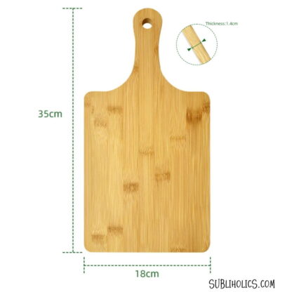 Bamboo Pizza Board for Sublimation - Image 2