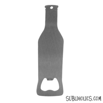 Stainless Steel Bottle Shaped Openers for Sublimation - White or Silver - Image 4