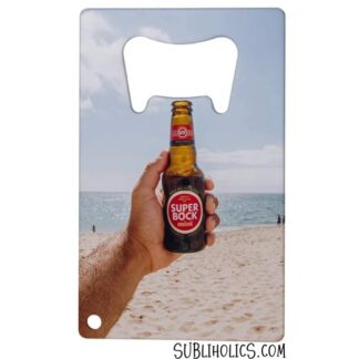 Credit Card Style Stainless Steel Bottle Opener for Sublimation - Pack of 5