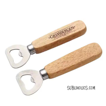 Bamboo Handle Bottle Opener for Laser Engraving - Image 2