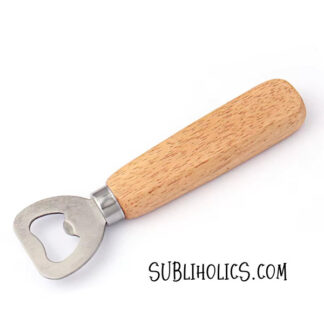 Bamboo Handle Bottle Opener for Laser Engraving