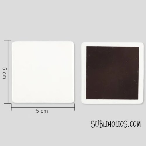 Square Magnets - 5 CM Sublimation Ceramic