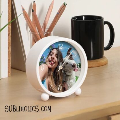 Alarm Clocks for Sublimation - Black or White - Image 8