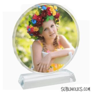 Crystal for Sublimation - Medium Round (10 CM Diameter)