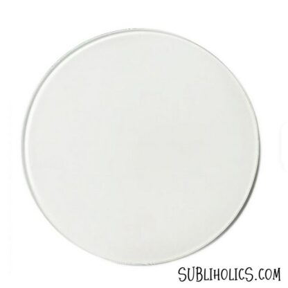 Glass Sublimation Cutting Board 8" (20 CM) Round - Smooth Surface