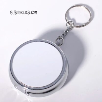 Pill Box Keychain with 3 Compartments for Sublimation - Image 3