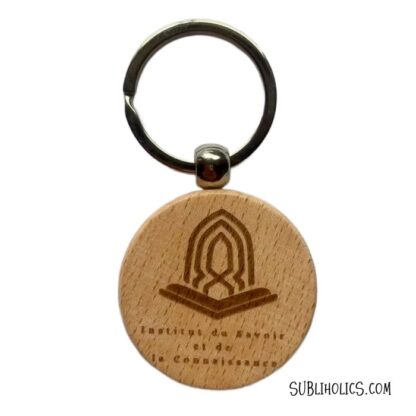 Round Wood Keychains for Laser Engraving - Image 3