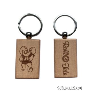 Rectangular Wood Keychains for Laser Engraving