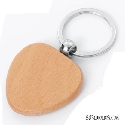 Heart Wood Keychains for Laser Engraving - Image 3