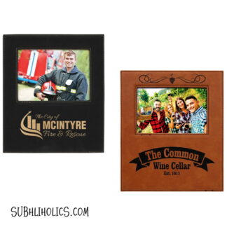 Leatherette Photo Frame for Laser Engraving