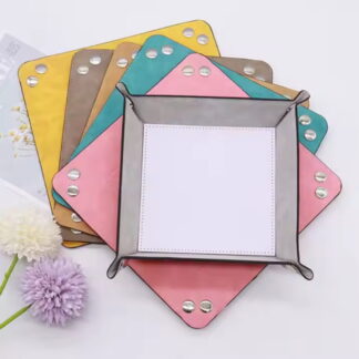 Leatherette Snap Tray for Sublimation - 6 Colours