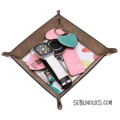 Leatherette Snap Tray for Sublimation - 6 Colours - Image 3