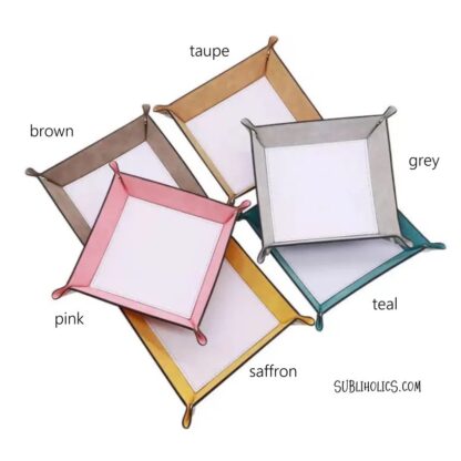 Leatherette Snap Tray for Sublimation - 6 Colours - Image 4