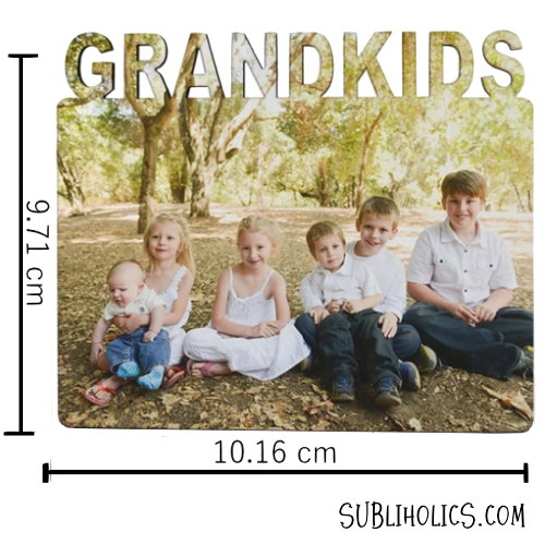 Die-cut Magnets Sublimation MDF - Grandkids - Image 2