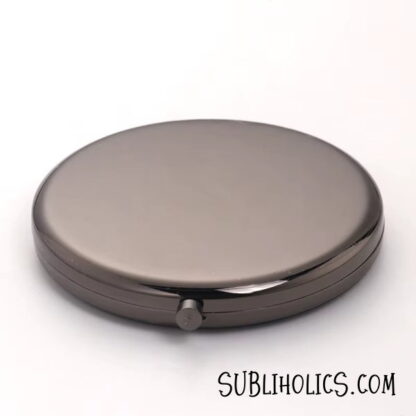 Round Compact Cosmetic Metal Mirror for Laser Engraving - Image 6
