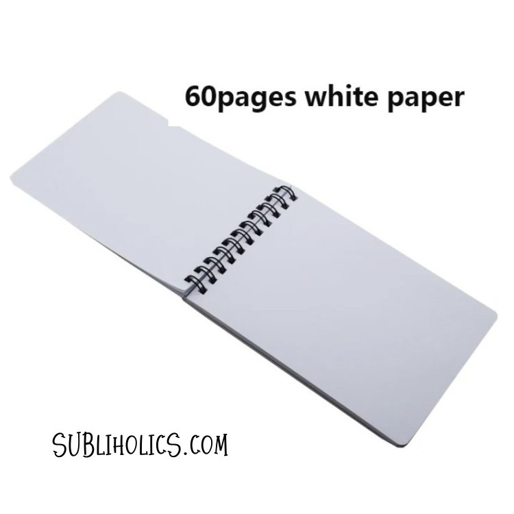 Spiral Bound Notepad For Sublimation - Package of 5 - Image 2