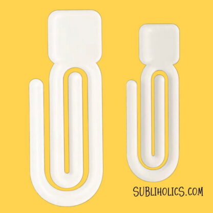 Acrylic Paper Clip Bookmarks with Top Square for Sublimation