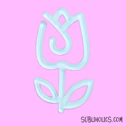 Acrylic Rose Paper Clip Bookmarks with for Sublimation