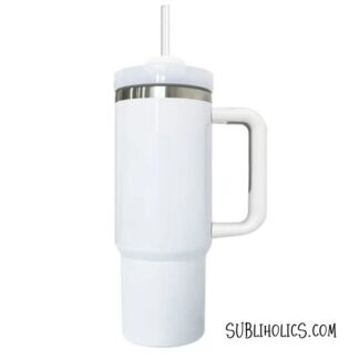 30 oz Stanley Style White Gen2 Sublimation Tumblers