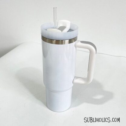 30 oz Stanley Style White Gen2 Sublimation Tumblers - Image 2