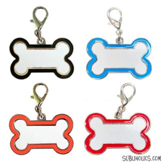Enamel and Stainless Dog / Pet / ID Tags for Sublimation