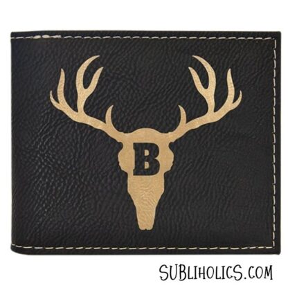 Leatherette Bifold Wallets for Laser Engraving - Image 3