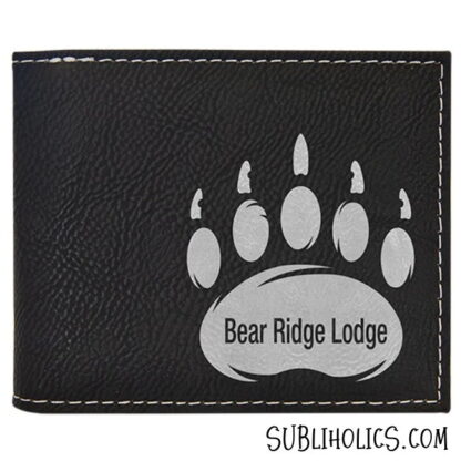 Leatherette Bifold Wallets for Laser Engraving - Image 4