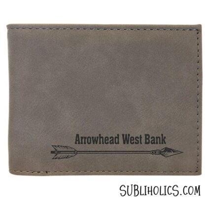 Leatherette Bifold Wallets for Laser Engraving - Image 6