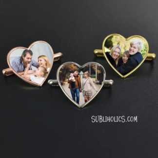 Heart Watchband Photo Charms for Smart Watches