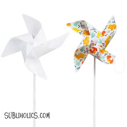 Pinwheels for Sublimation - 4 Vanes - Pack of 5