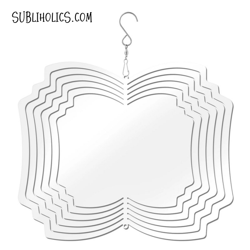 Wind Spinner Aluminum Sublimation Ornament #9 - Book - Image 2