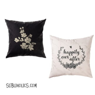 Leatherette Pillow Covers for Laser Engraving