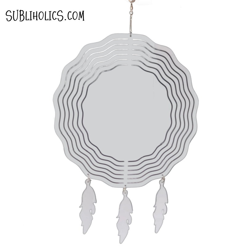 Wind Spinner Aluminum Sublimation Ornament #19 - Dreamcatcher - Image 2