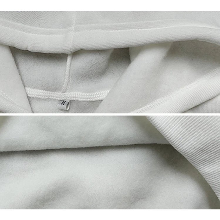 Hoodies - Grey 100% Polyester for Sublimation - Image 3