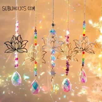 Lotus Suncatcher for Wind Spinners