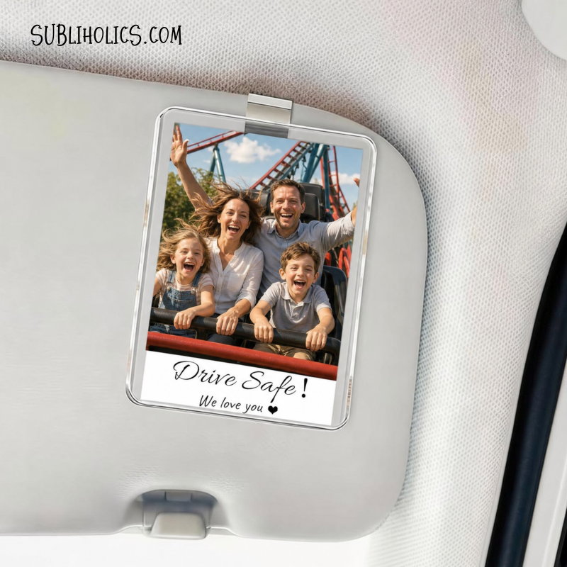 Acrylic Car Visor Clip for Sublimation