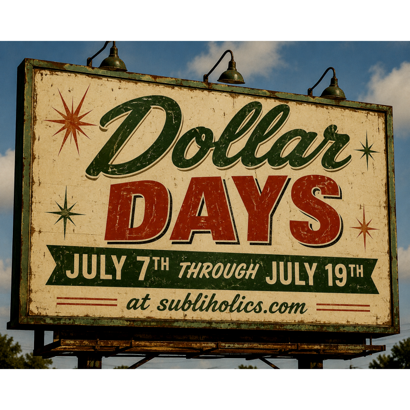Dollar Days Sale