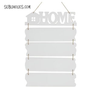 Five Piece MDF Home Wall Hanger Sign for Sublimation