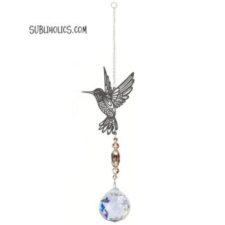 Large Hummingbird Suncatcher for Wind Spinners